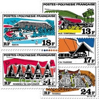 n° 72/76 -  Selo Polinésia Correios