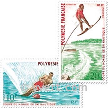 n° 86/88 -  Selo Polinésia Correios