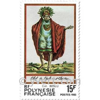 n° 202/204 -  Selo Polinésia Correios