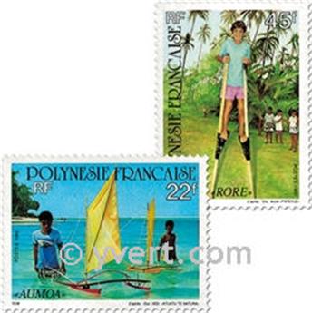 n° 415/417 -  Selo Polinésia Correios