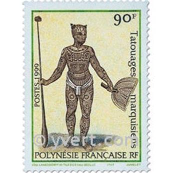 n° 584/585 -  Timbre Polynésie Poste