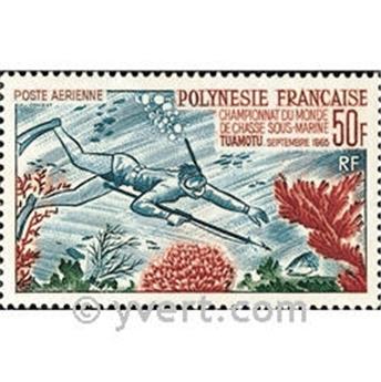 n.o 14 -  Sello Polinesia Correo aéreo