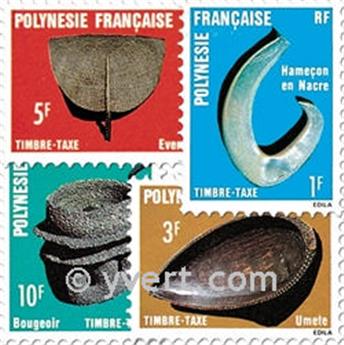 nr. 4/7 -  Stamp Polynesia Revenue stamp