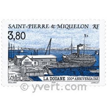 n.o 636 -  Sello San Pedro y Miquelón Correos