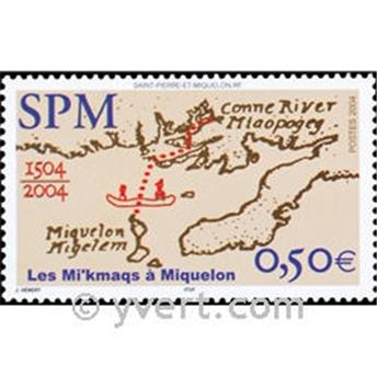n.o 818 -  Sello San Pedro y Miquelón Correos