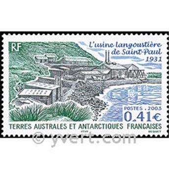 n.o 349 -  Sello Tierras Australes y Antárticas Francesas Correos