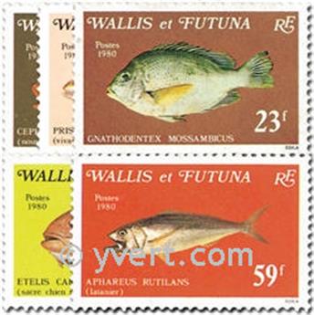n° 259/263  -  Selo Wallis e Futuna Correios