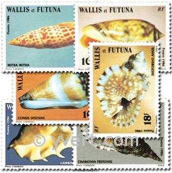 n° 337/342  -  Selo Wallis e Futuna Correios