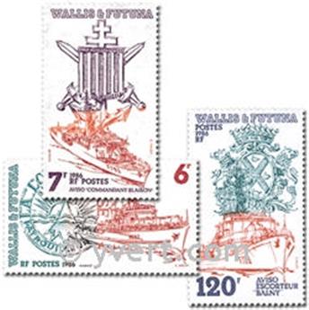 n° 348/350  -  Selo Wallis e Futuna Correios