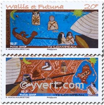 n° 683/684 -  Timbre Wallis et Futuna Poste