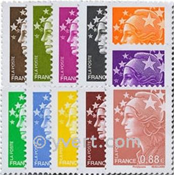 nr. 208/218 -  Stamp France Self-adhesive