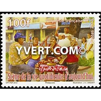 n°1014 - Stamp Polynesia Mail